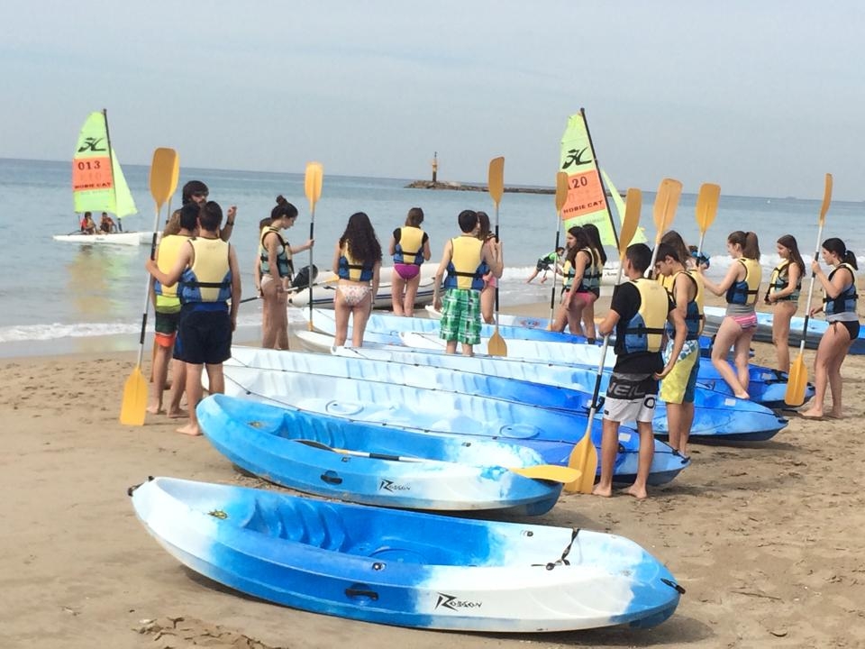 Antes de salir con el kayak