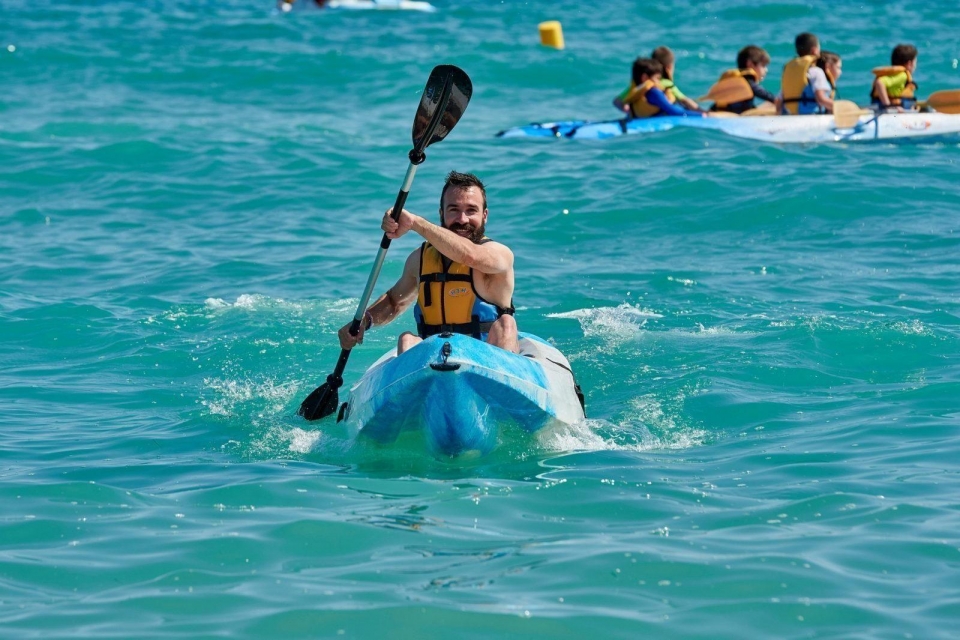 Travesía en kayak costa de Tarragona