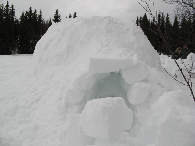 Casa de nieve terminada en Grandvalira