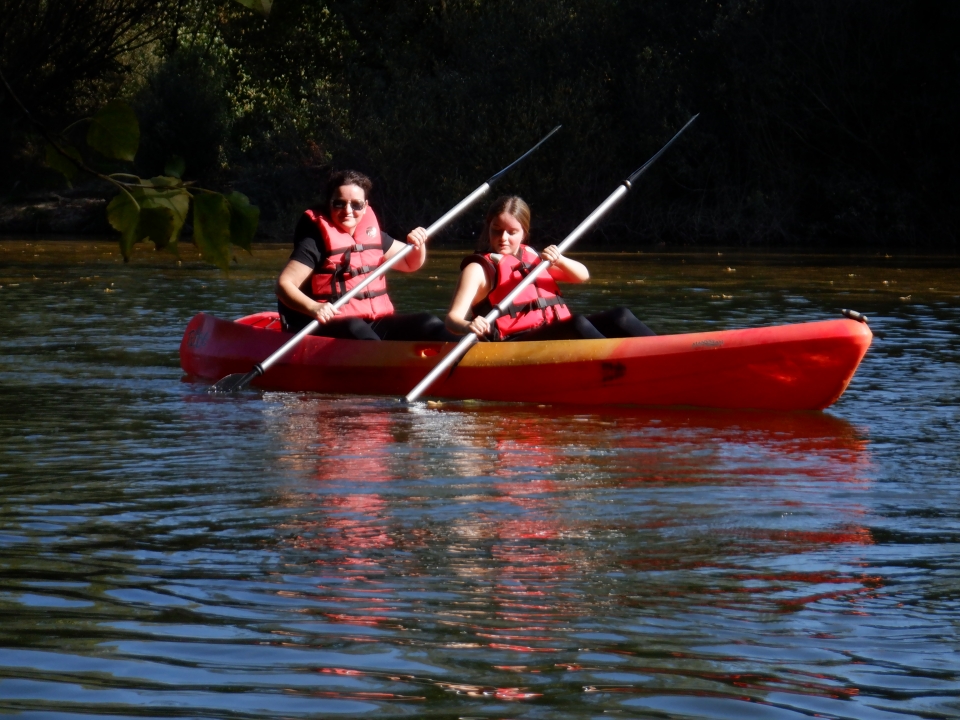 Descenso en kayak del Tietar Descenso en kayak del Tietar