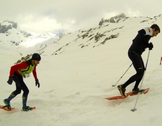 Ruta raquetas de nieve Picos de Europa y comida
