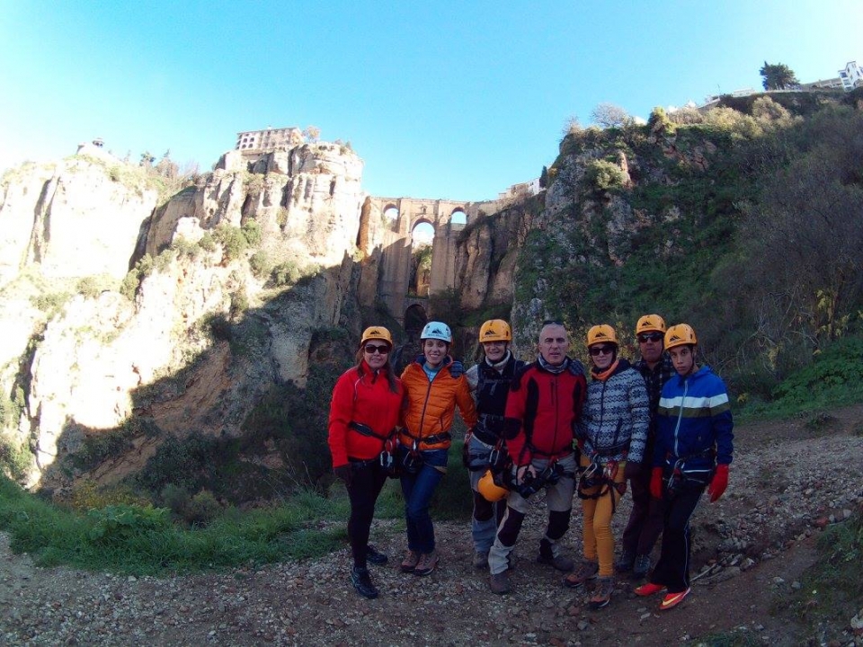 Via ferrata apta para iniciarse