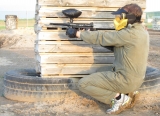 Partida de gotcha en Dolores con 100 bolas