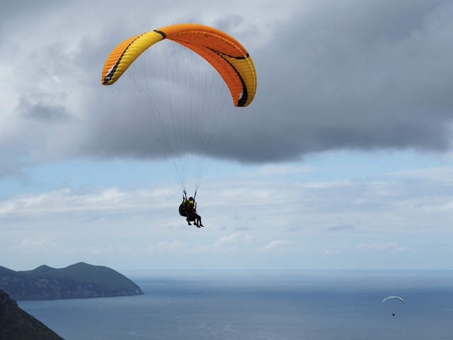 Disfrutando del vuelo
