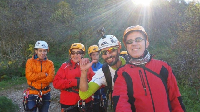 Antes de iniciar la ferrata