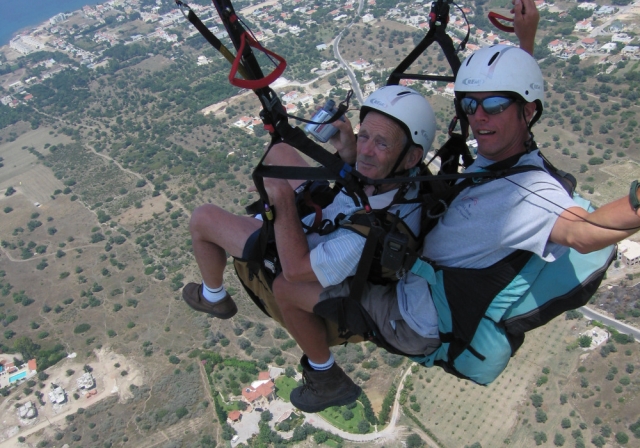 Vuelo en parapenle cerca de Barcelona