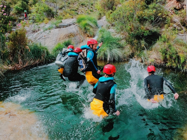 Recorriendo el cañón