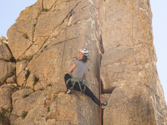 Bautismo de escalada en roca en El Chorro, 3-4h