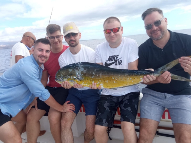 De pesca con los colegas