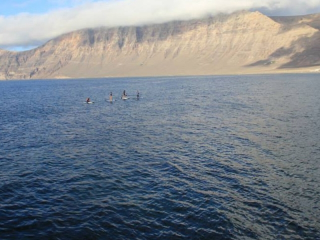 paddle board en el Atlantico