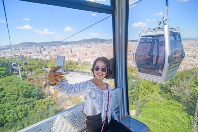 En el teleférico