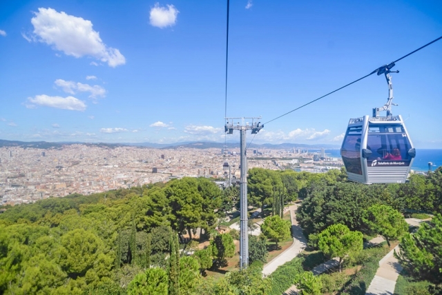 Vistas a Barcelona desde el teleferico