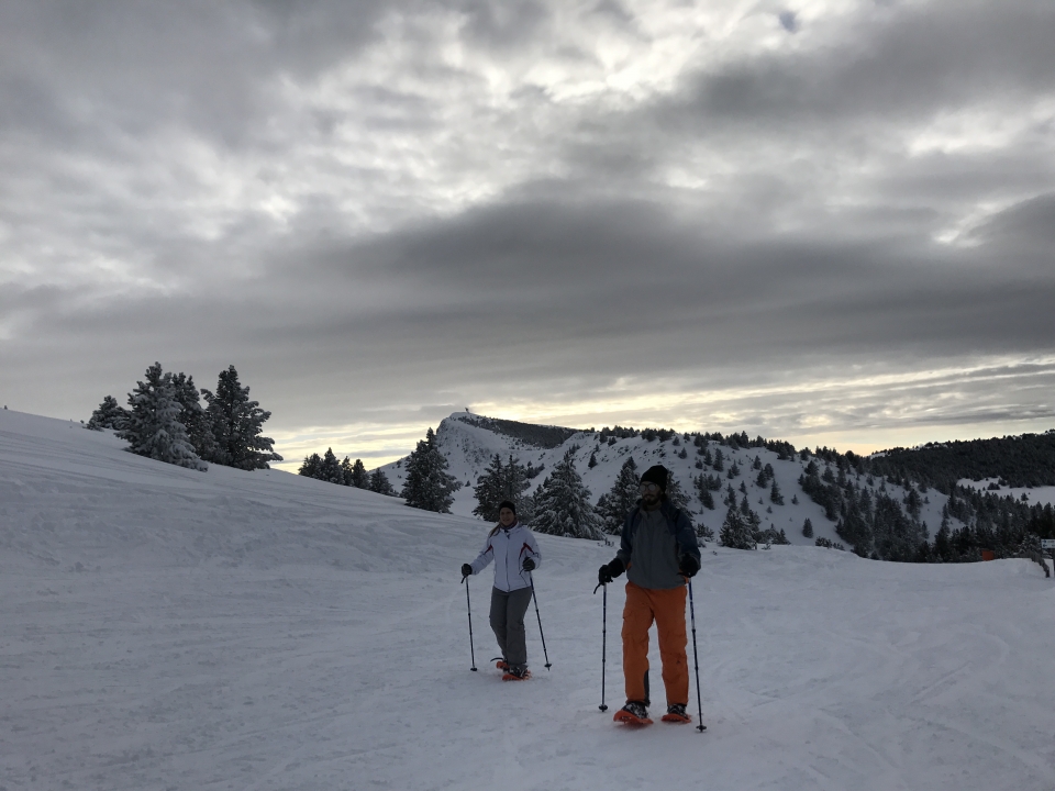 Excursión con raquetas de nieve por el Pirineo
