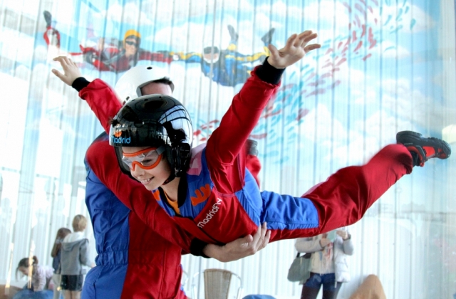 Instructor titulado del túnel de viento