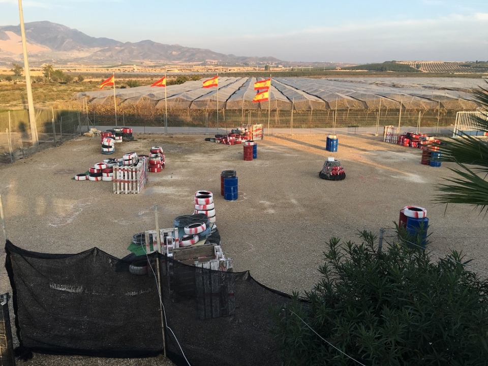 Escenario de gotcha desde el aire
