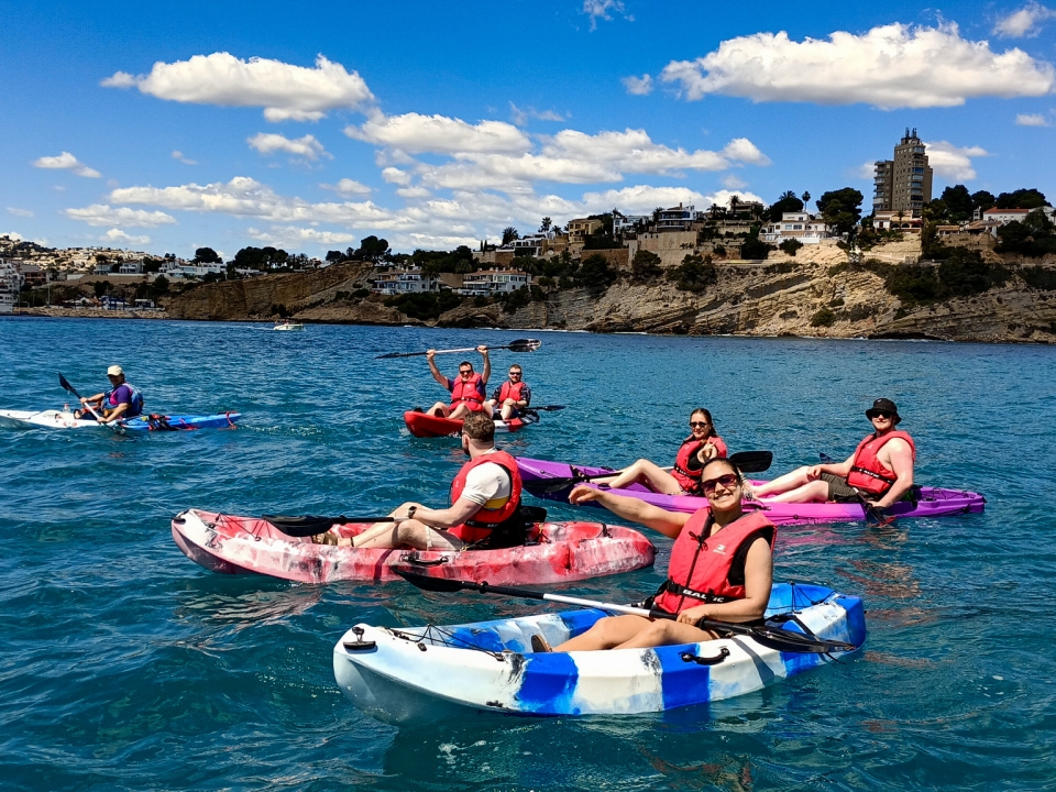 Kayaks de una plaza en Moraira Kayaks de una plaza en Moraira