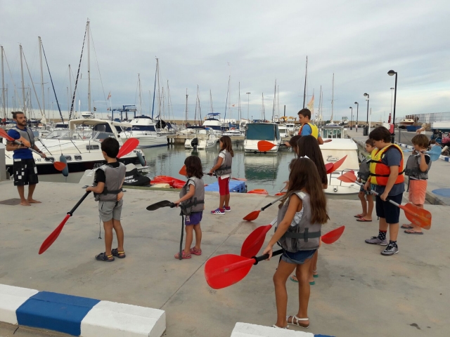 Aprendiendo a mover las palas