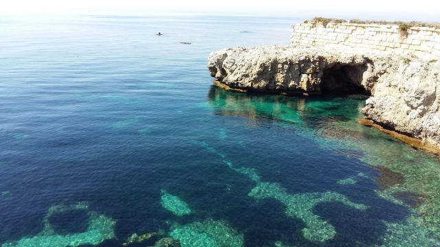 Aguas turquesas de la isla