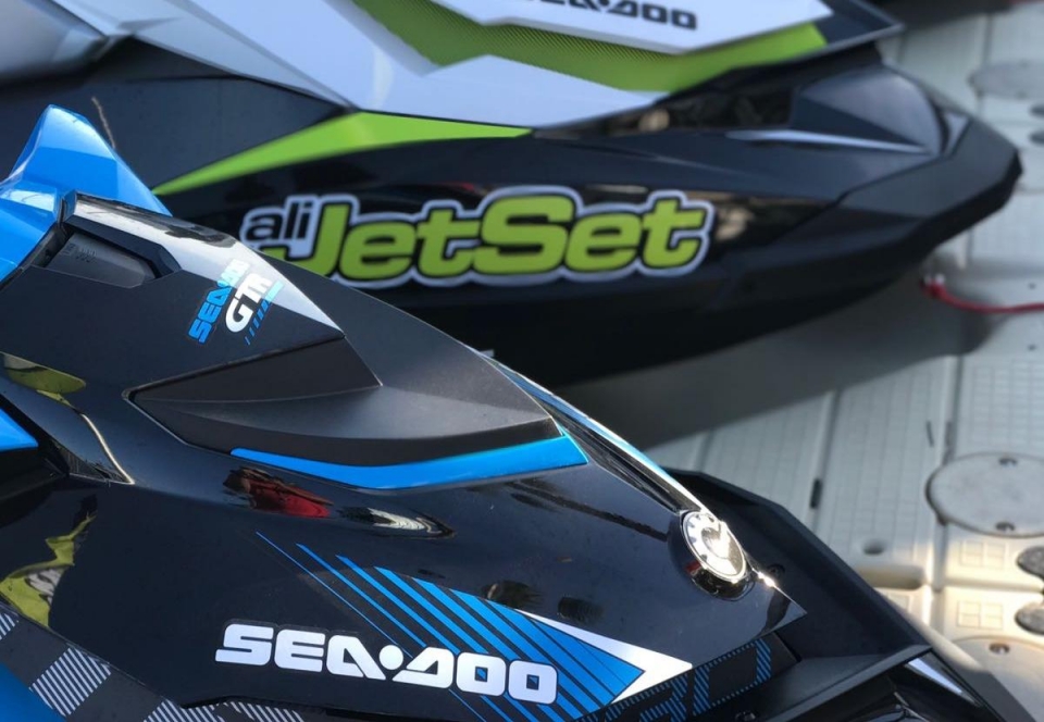 Prueba las jet skis