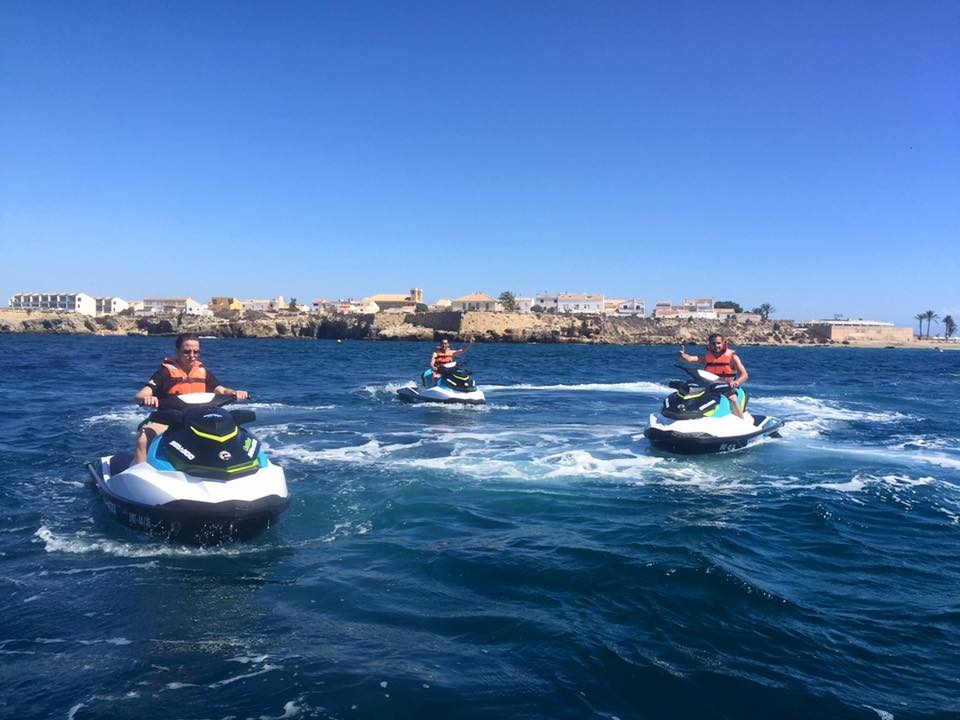 Ruta en jet ski