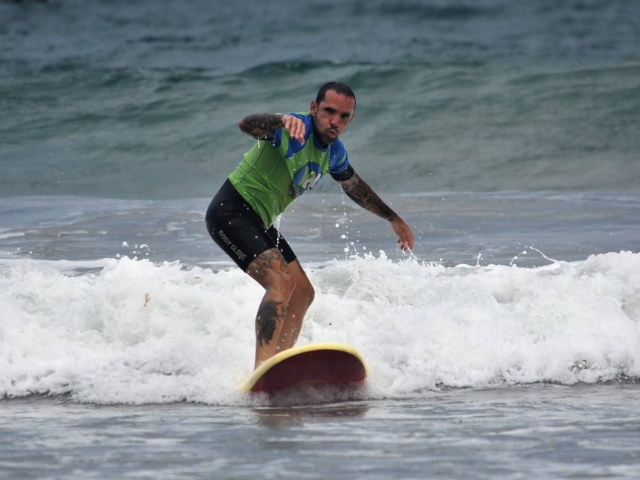 Aprendiendo a practicar surf