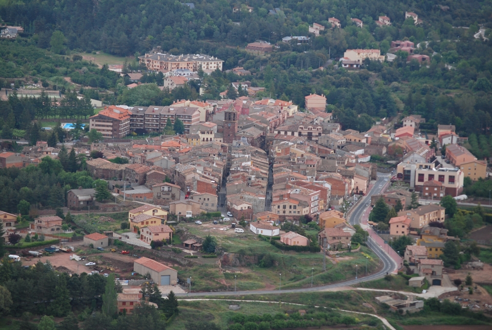 Vista aérea de Prades Vista aérea de Prades