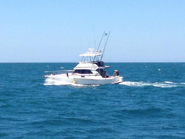 Charter en el agua
