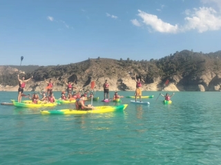 Ruta en kayak en la presa de la Fuensanta, 1'5h