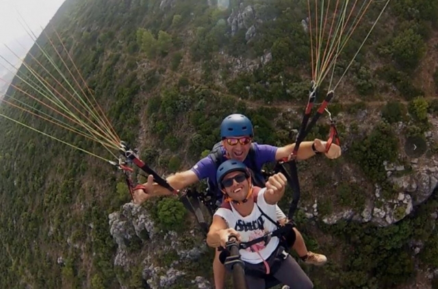 Vuelo libre en parapenle, Sierra de Cádiz 20-25min