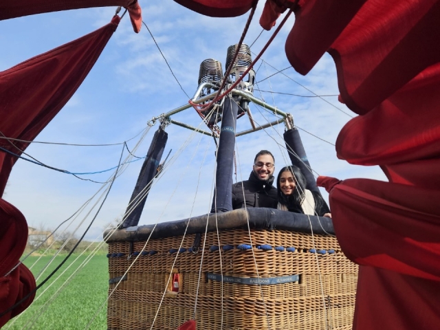 Vuelo en globo por Osona para parejas +fotos 80min