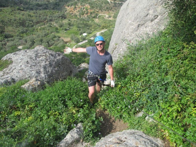 Recorrido vertical de la via ferrata