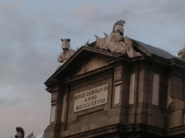 Detalles de la Puerta de Alcala Detalles de la Puerta de Alcala
