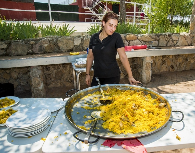 Con la paella