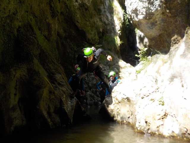 Descendiendo por el cañón