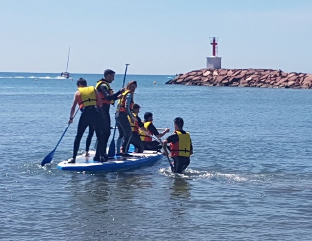 Big paddle board en Valencia