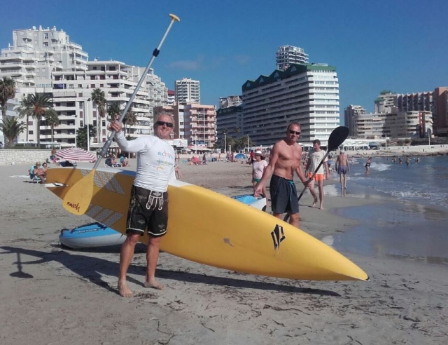Bautizo de paddle board en Alicanle