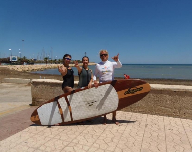 SUP en playas alicantinas