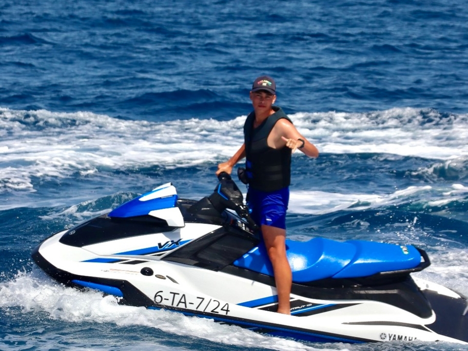 Paseo en jet ski