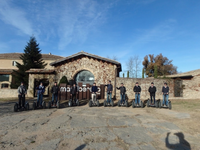 Foto de grupo sobre el Segway