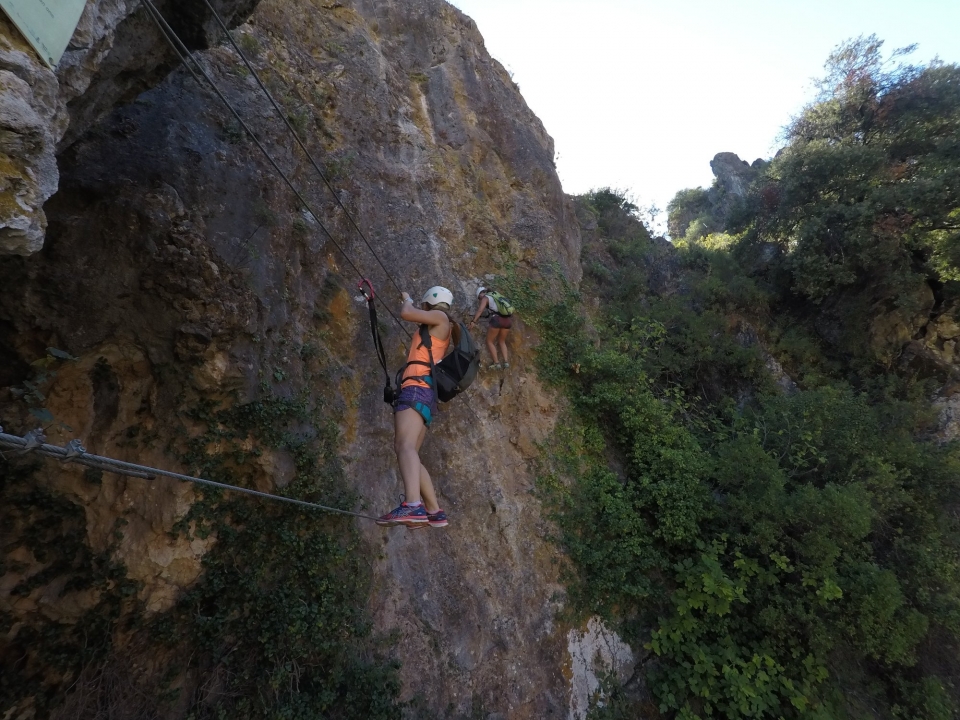 Circuito de via ferrata en Tajo de Ronda