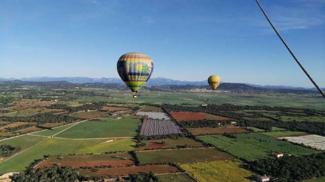 Vuelo aventura en globo al atardecer Mallorca