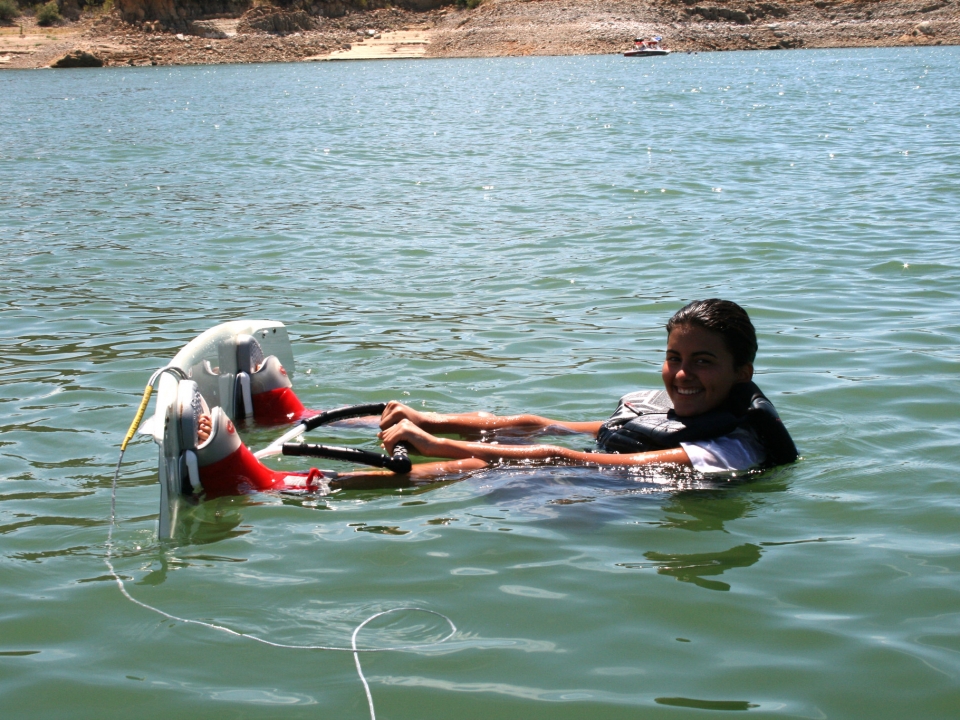 Ya en el agua Ya en el agua
