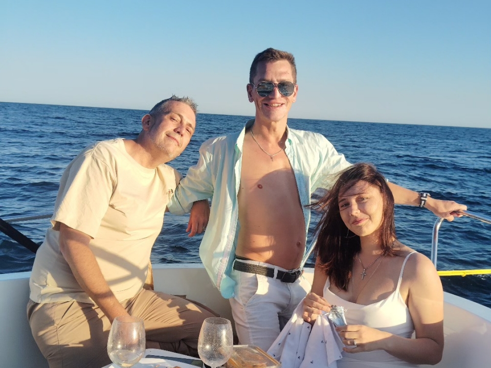 Jornada náutica con amigos