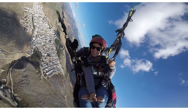 Vuelo acrobático en parapenle