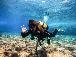 Bautismo de buceo en la Reservación Marina de Malgrats