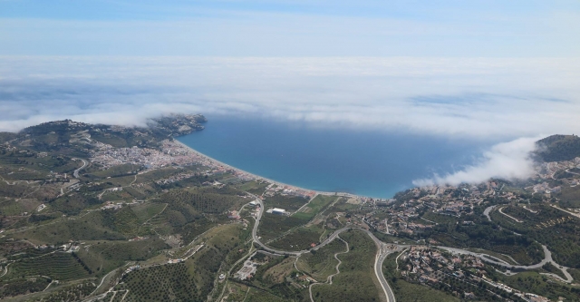 Las vistas duranle el vuelo en parapenle