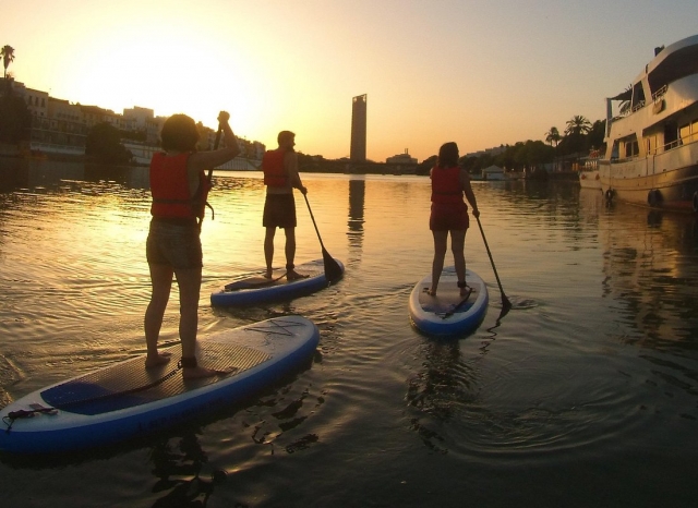 Ruta de paddle board en el Guadalquivir 2 horas