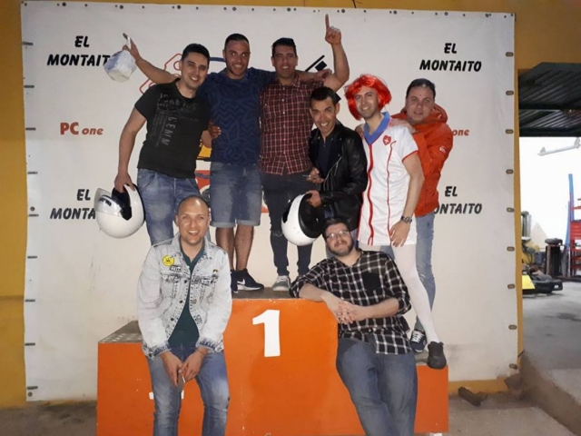 Despedida de solteros en el karting