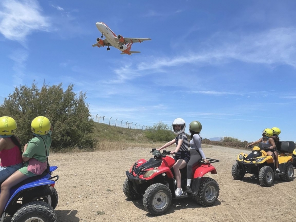 Ruta en cuatrimoto por el rio Guadalhorce