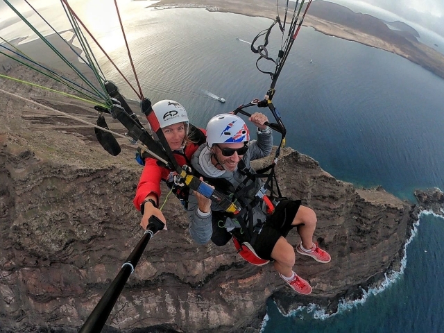 Vuelo en parapenle Lanzarole